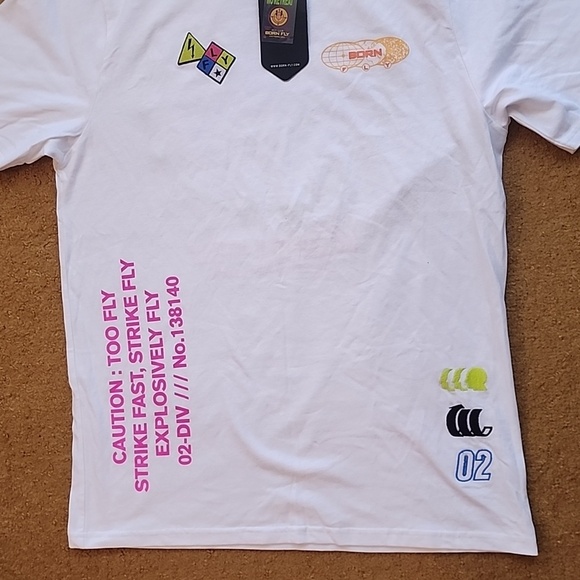 Born Fly Men's T-shirt Size Large NWT - Picture 4 of 12